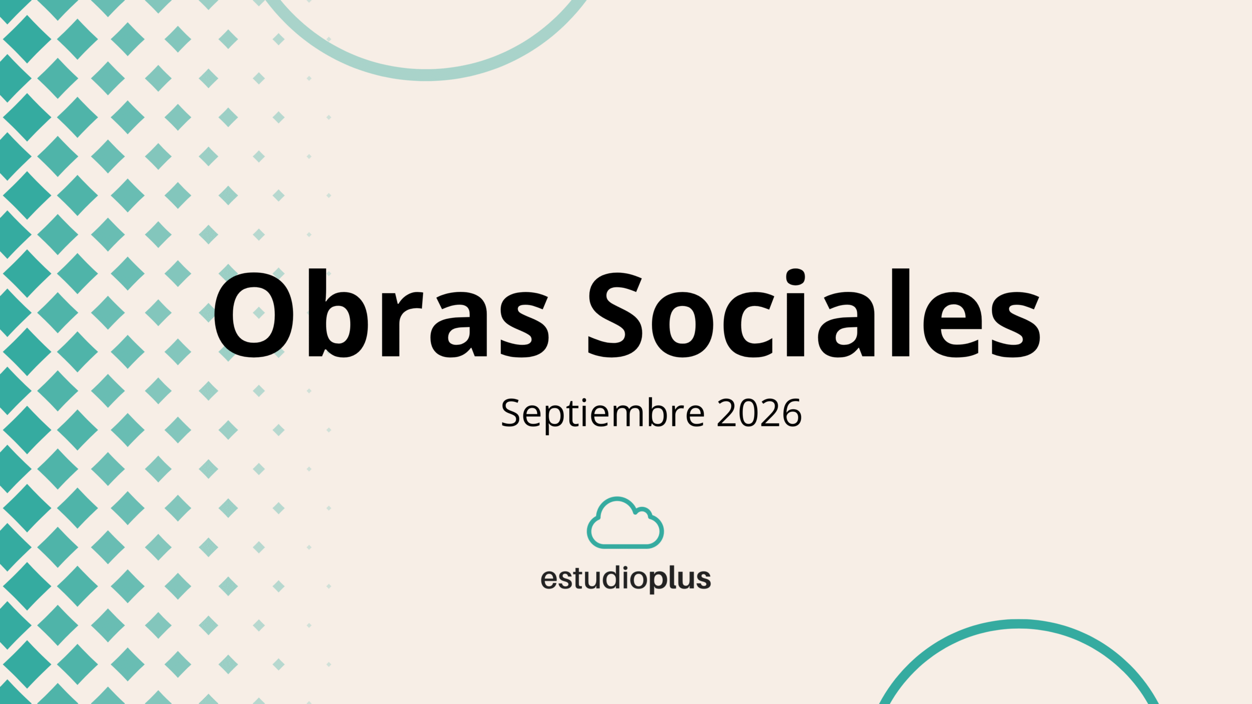 Obras sociales – Septiembre 2026